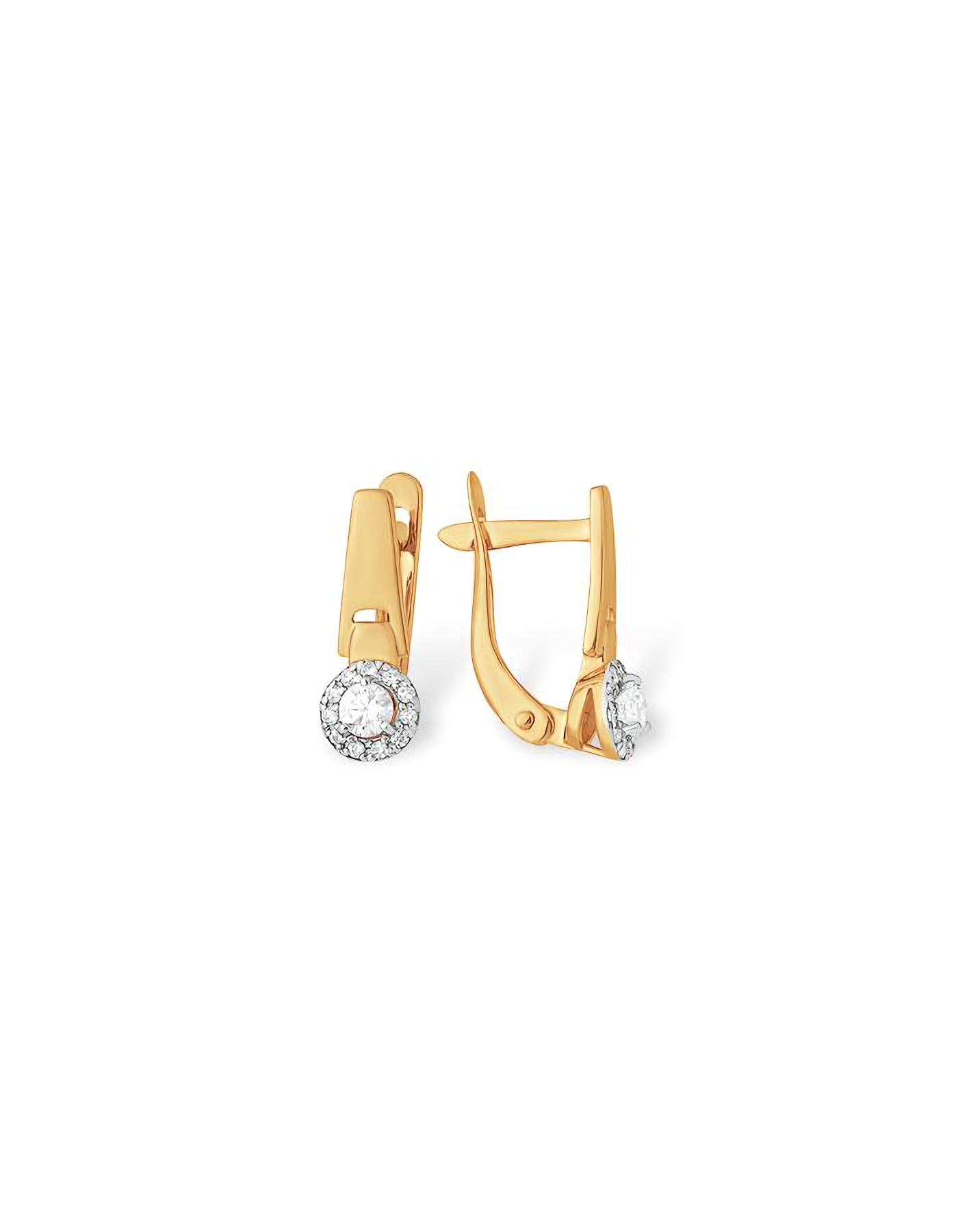 

Серьги из золота TEO MAORI 9С13212363, Swarovski/фианит, 9С13212363