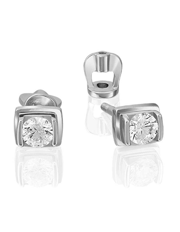 

Серьги пусеты из золота TEO MAORI 902-4204-00-501-1120-38, фианит, 902-4204-00-501-1120-38