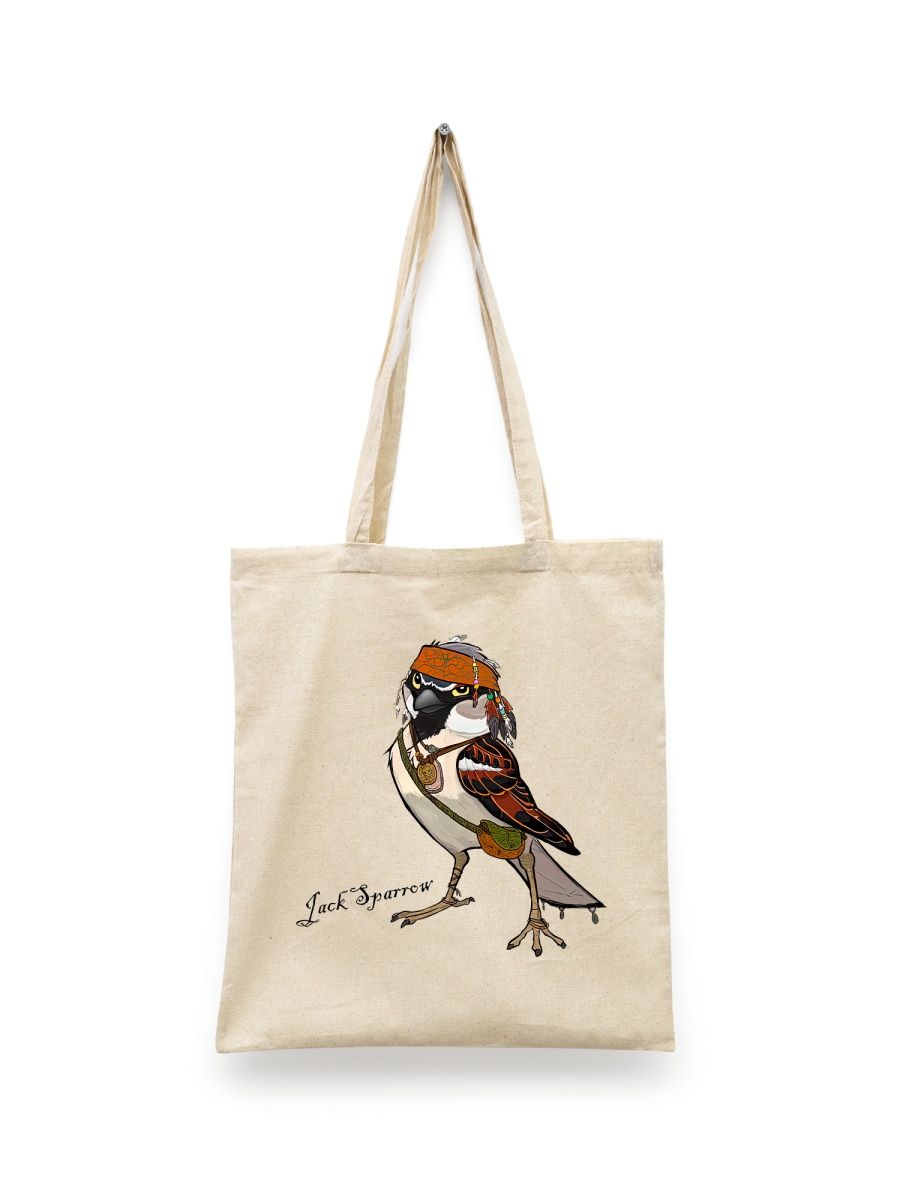 

Шоппер унисекс СувенирShop Пираты карибского моря/Джек Воробей 5, белый, Пираты карибского моря/Джек Воробей 5