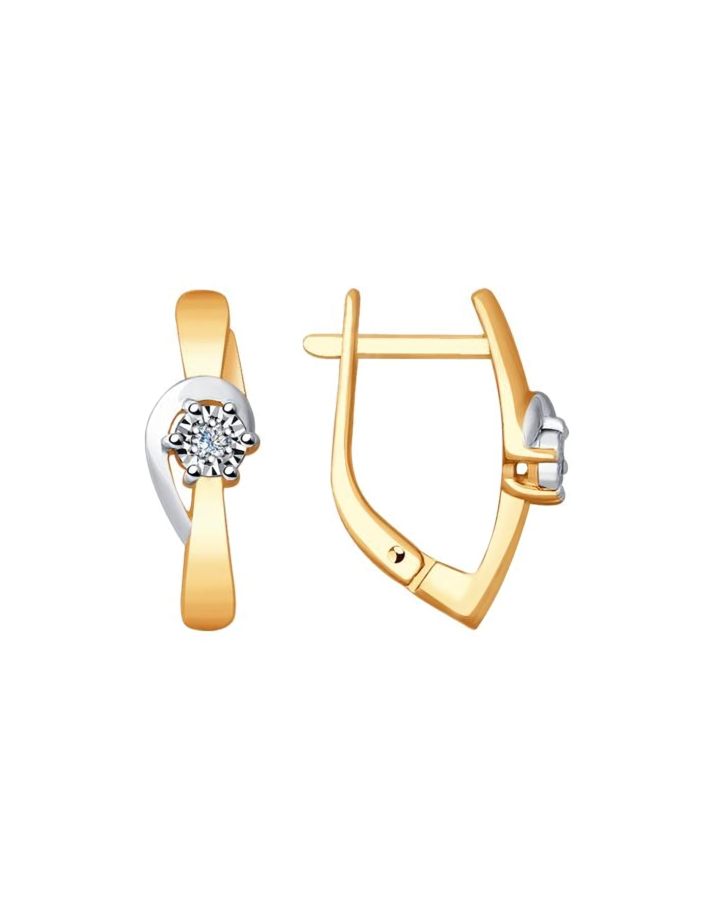 

Серьги из золота TEO MAORI 91021257, бриллиант, 91021257