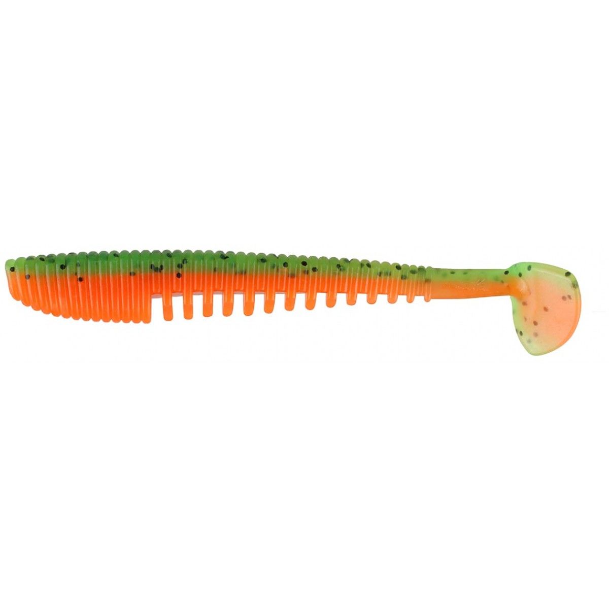 

Виброхвост Helios Varuna 4,33"/11см Pepper Green & Orange 7шт. (HS-35-018), 000204759