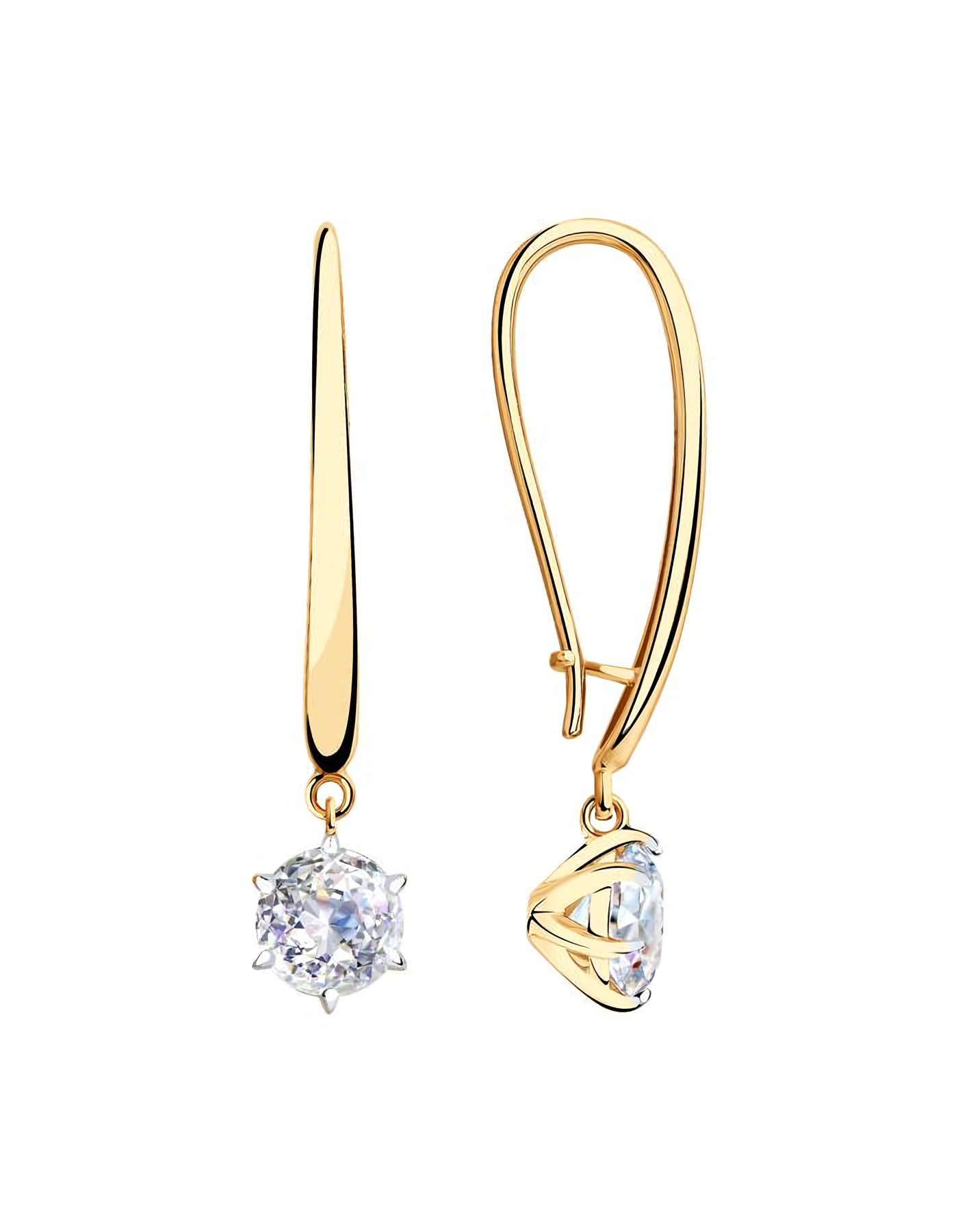 

Серьги из золота TEO MAORI 981020428, фианит, 981020428