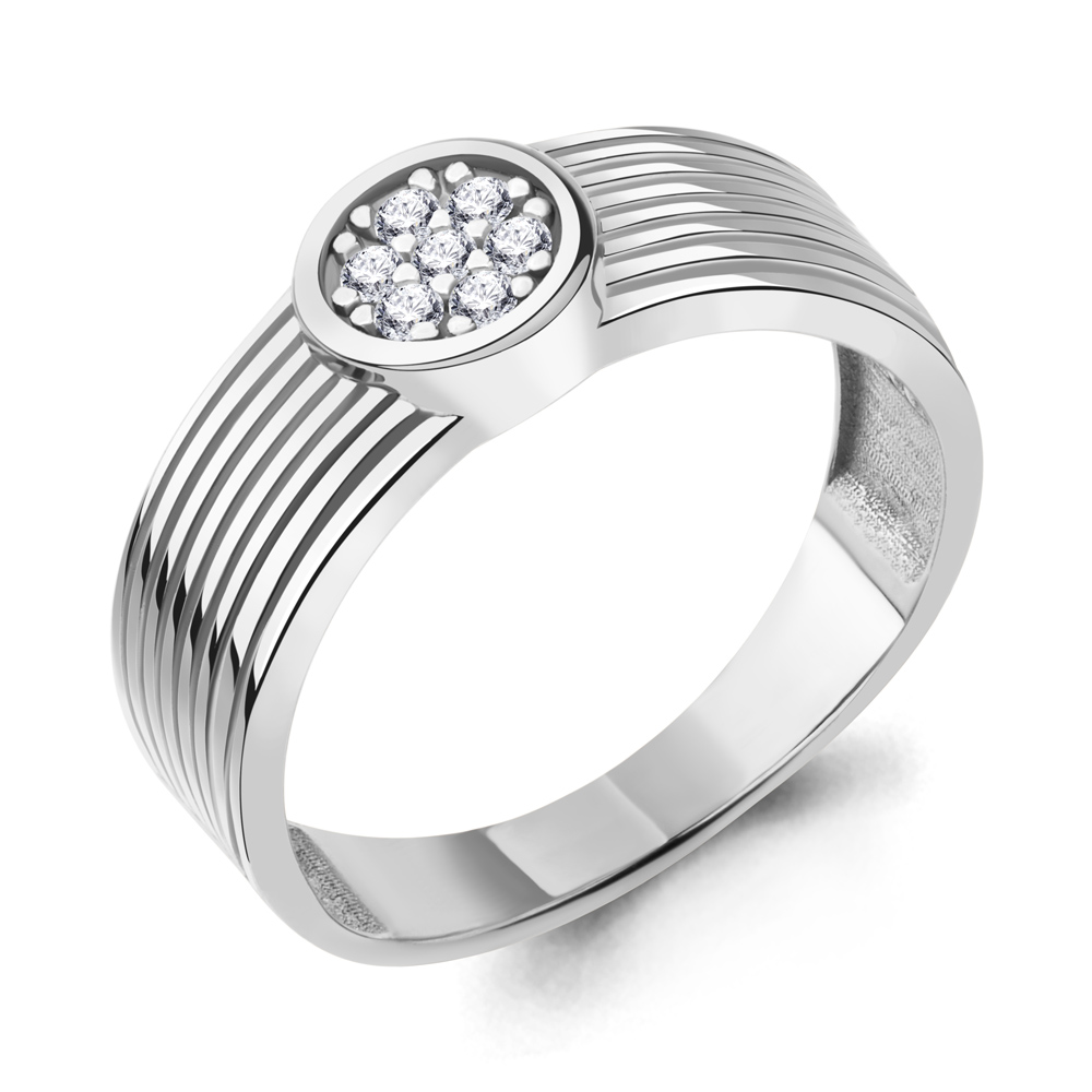 

Кольцо из серебра с фианитом Aquamarine Aquamarine 67704А_925_р р. 19, 67704А_925_р