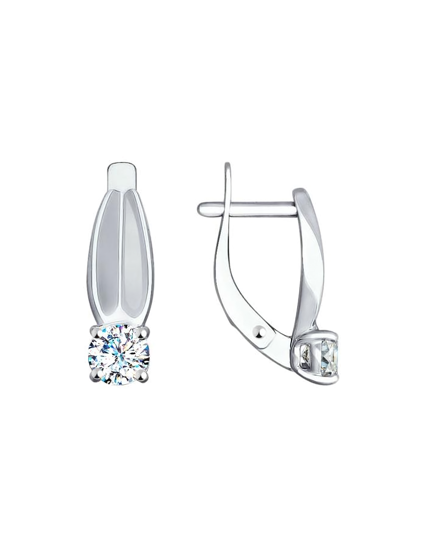 

Серьги из золота TEO MAORI 981020379, фианит, 981020379