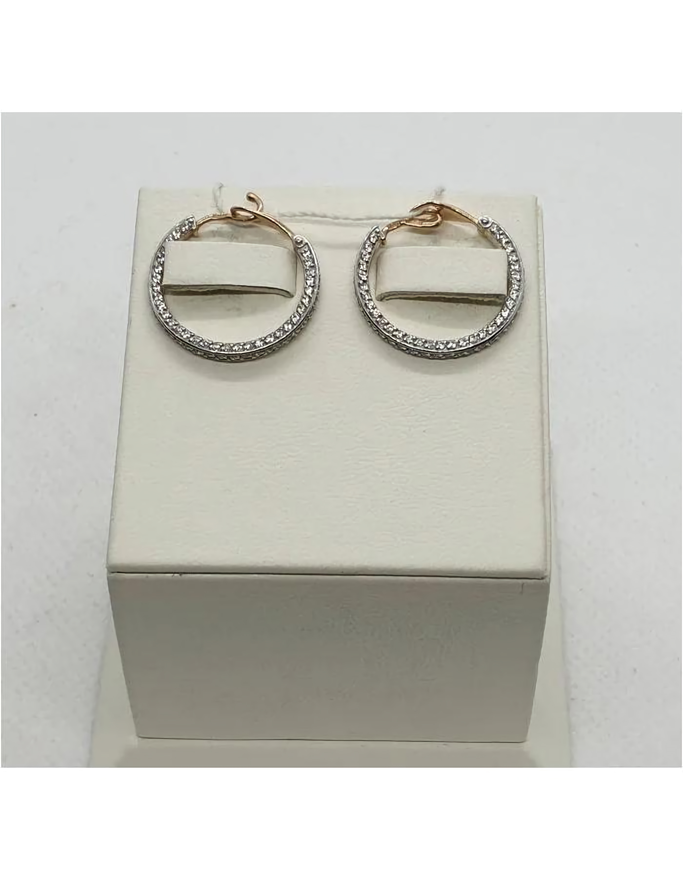 

Серьги конго из золота TEO MAORI 9124317, фианит, 9124317