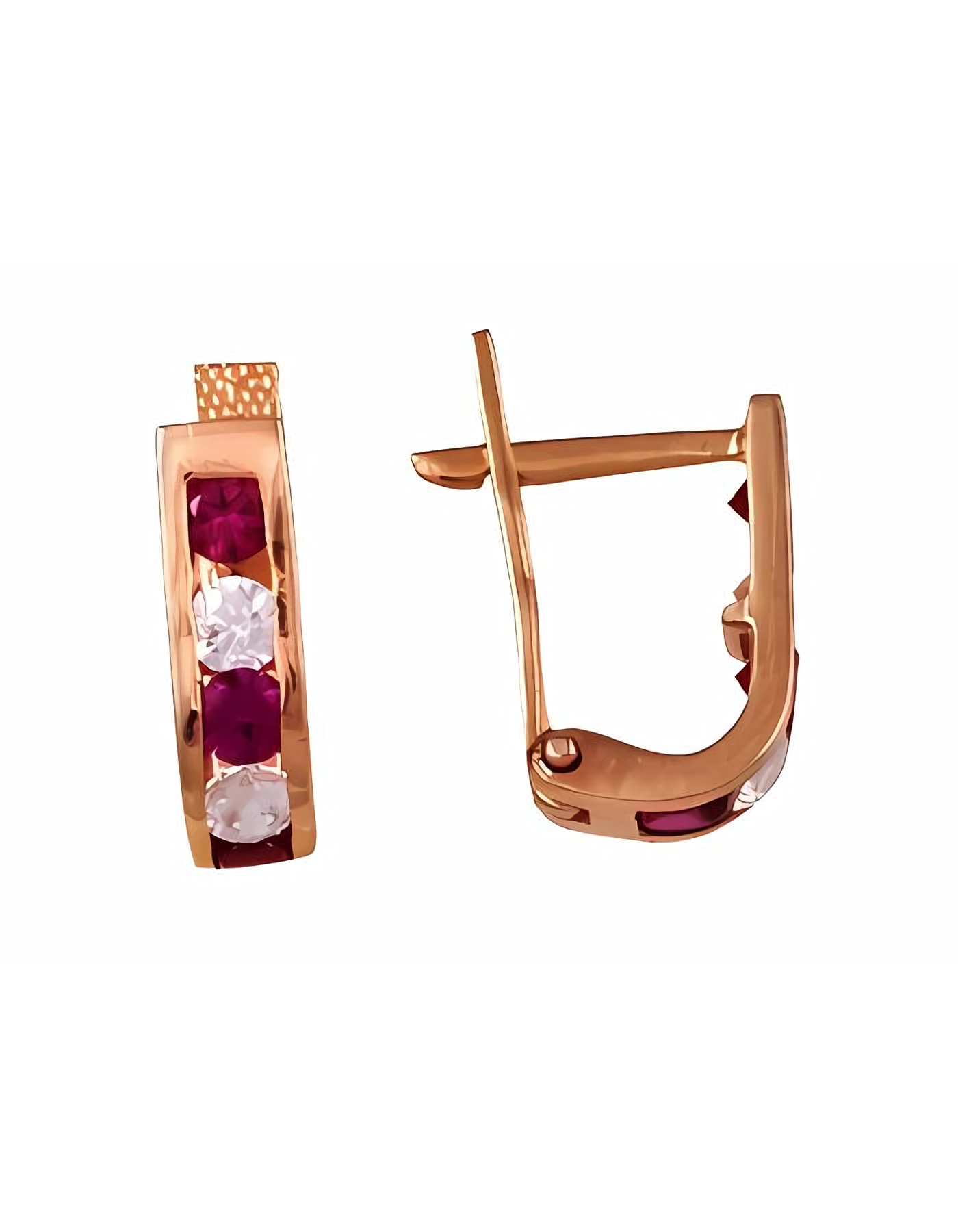 

Серьги из золота TEO MAORI 973017, фианит, 973017