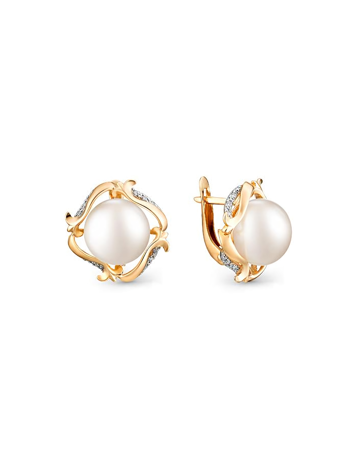

Серьги из золота TEO MAORI 932396A1, жемчуг культивированный/фианит, 932396A1