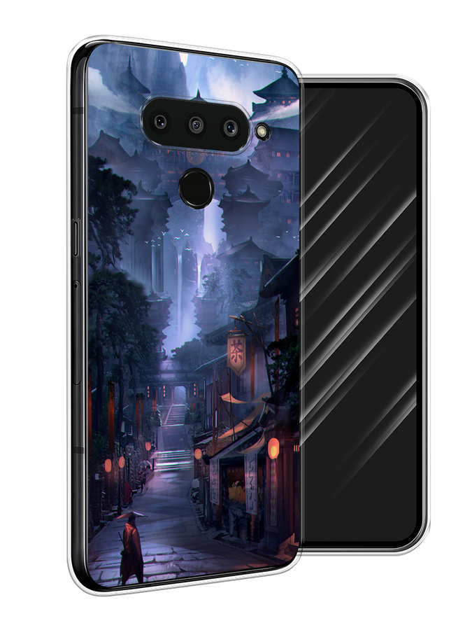 

Чехол Awog на LG V50 ThinQ "Одинокий самурай", Синий;черный;коричневый, 83850-10