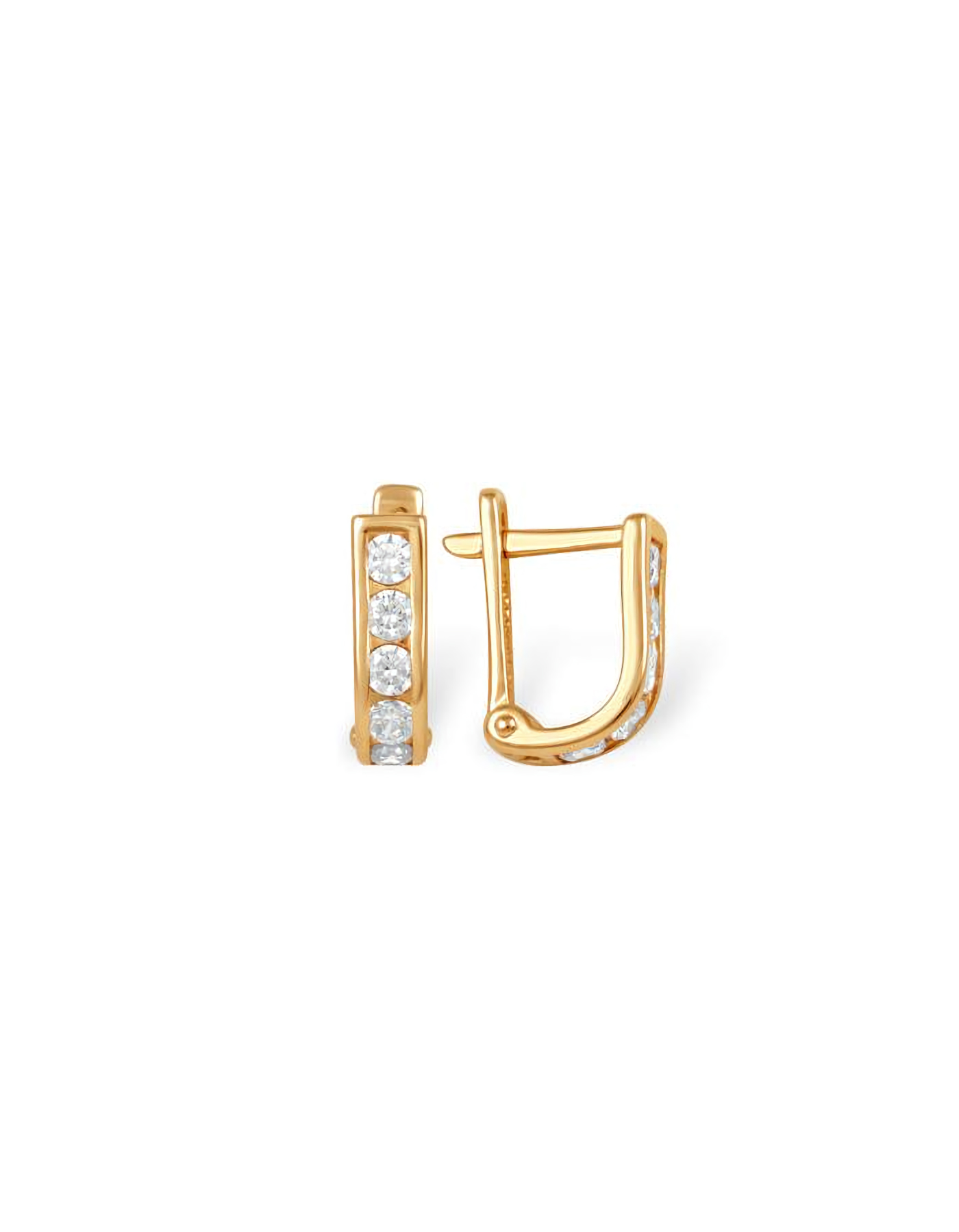 

Серьги из золота TEO MAORI 9С1022662, фианит, 9С1022662