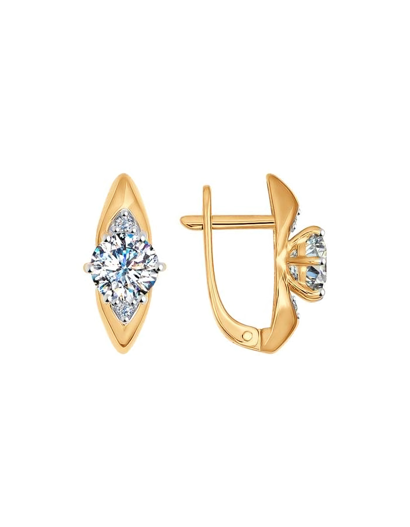 

Серьги из золота TEO MAORI 926937, фианит, 926937