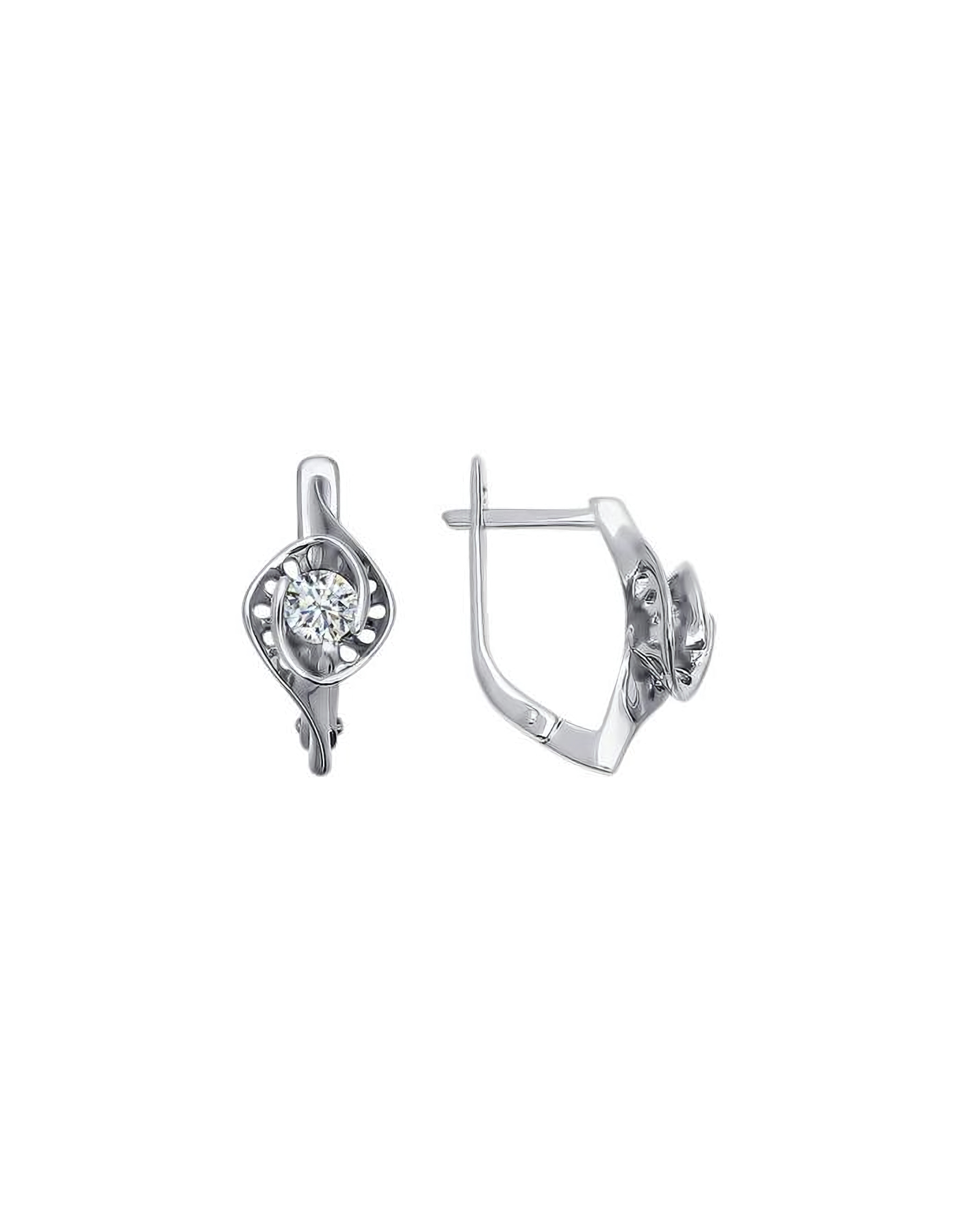 

Серьги из золота TEO MAORI 981020026, фианит, 981020026