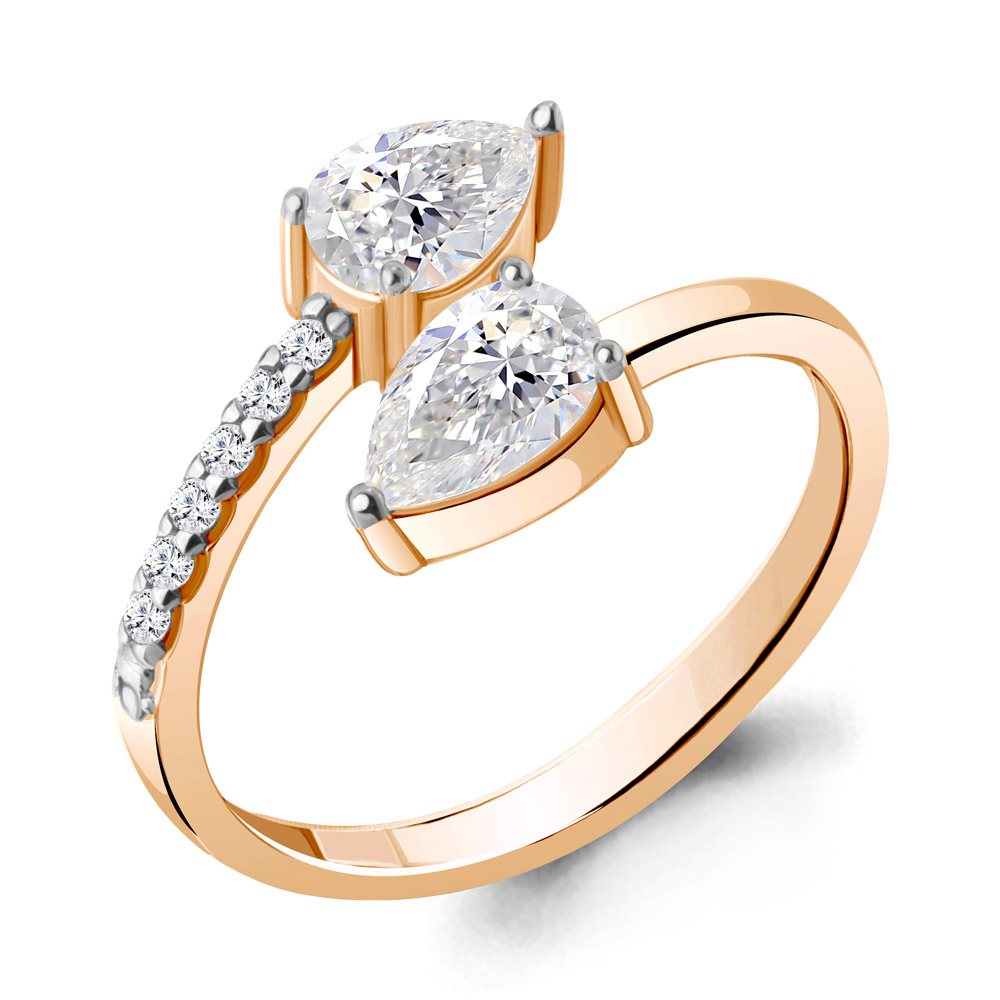 

Кольцо из серебра с фианитом Aquamarine Aquamarine 67550А_925_з р, 67550А_925_з