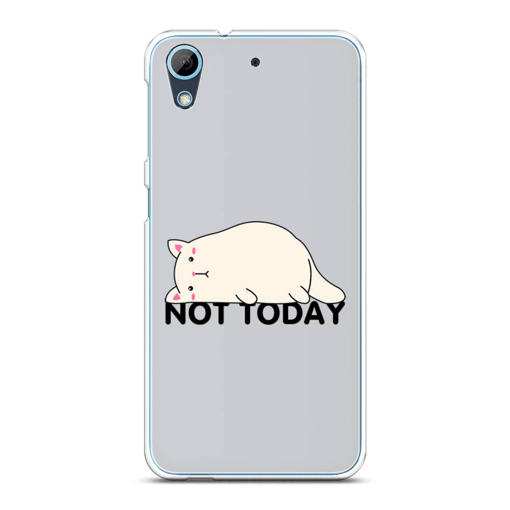 

Чехол на HTC Desire 626 "Cat not today", Белый;розовый;черный, 101350-1