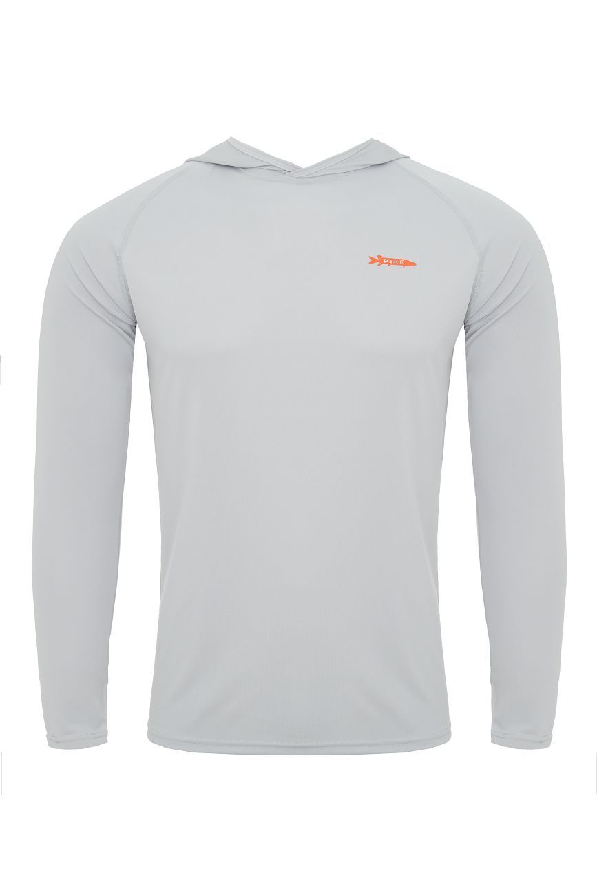 

Лонгслив унисекс PIKE SUNSHIELD HOODIE серый S, SUNSHIELD HOODIE