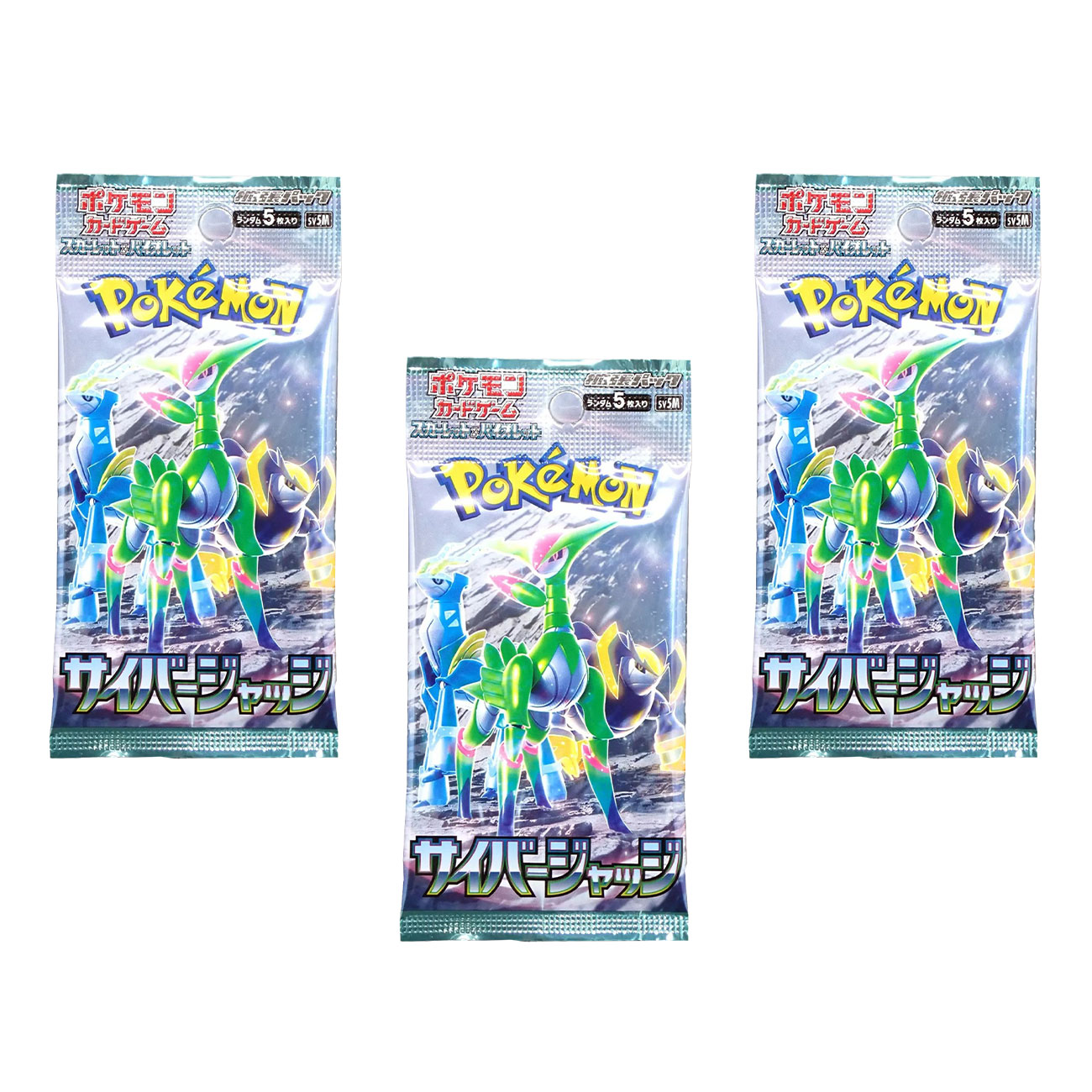 

Настольная игра Nintendo Pokemon TCG: 3 бустера издания Cyber Judge на японском, TCG
