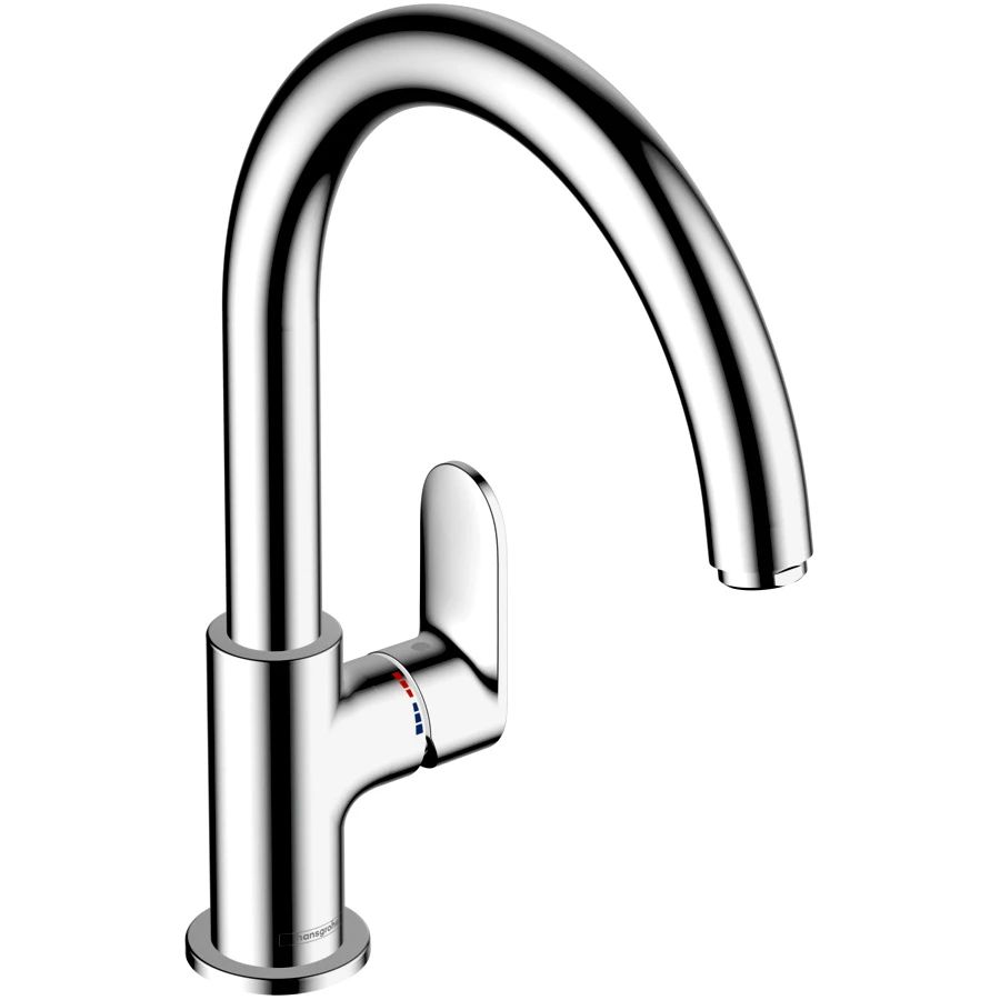 фото Кухонный смеситель hansgrohe vernis blend m35 260 с поворотным изливом 71870000 хром