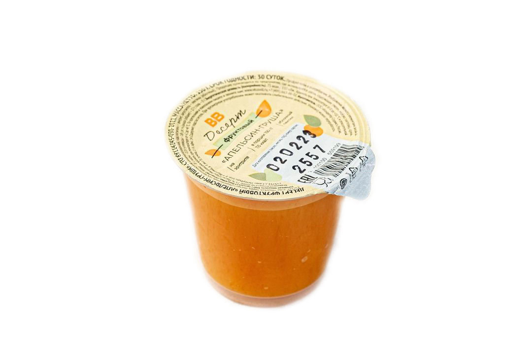 

Десерт ВкусВилл фруктовый апельсин-груша 150 г