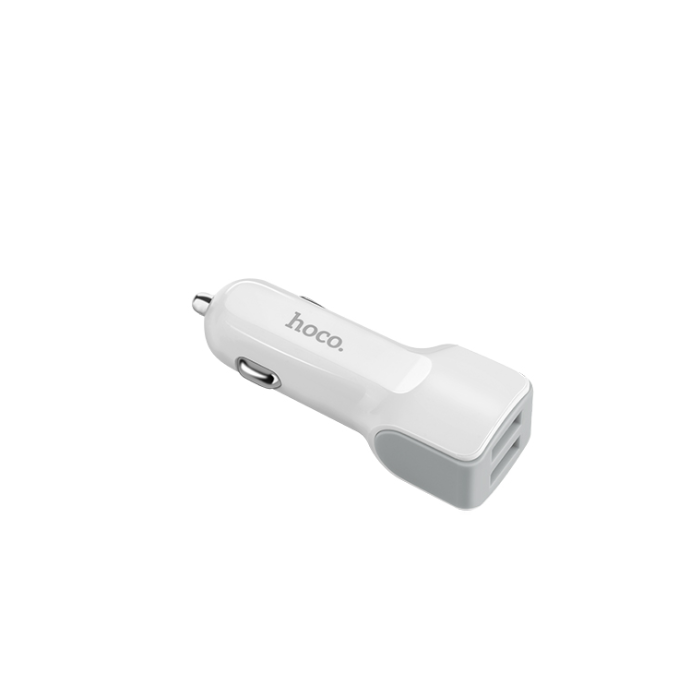 

Автомобильное зарядное устройство HOCO HC-78005 Z23/ Авто ЗУ/ 2 USB/ Выход: 12W/ White