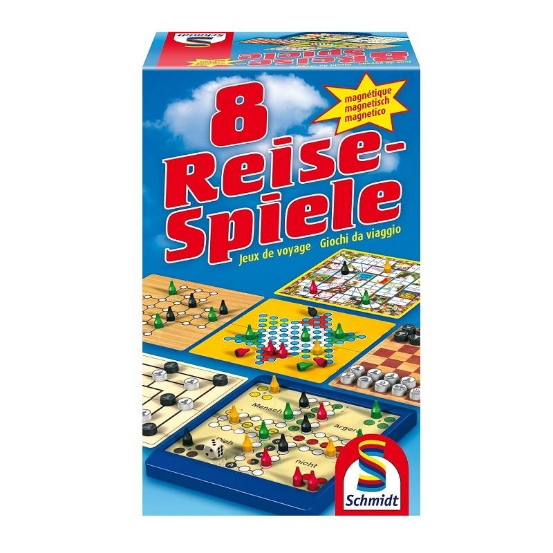 фото Настольная игра schmidt 8 reise-spiele 8 игр в дорогу, арт.49102 schmidt's