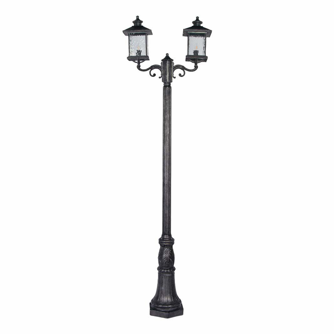 

Светильник Wentai DH-8079-2M/816 E27 черное серебро