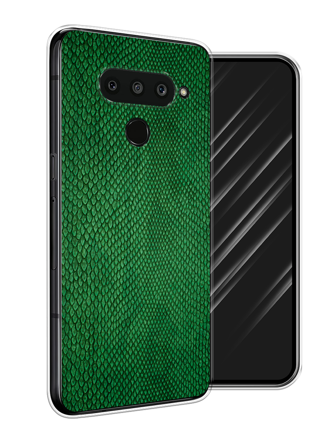 

Чехол Awog на LG V50 ThinQ "Изумрудная змея", Черный;зеленый;коричневый, 83850-3