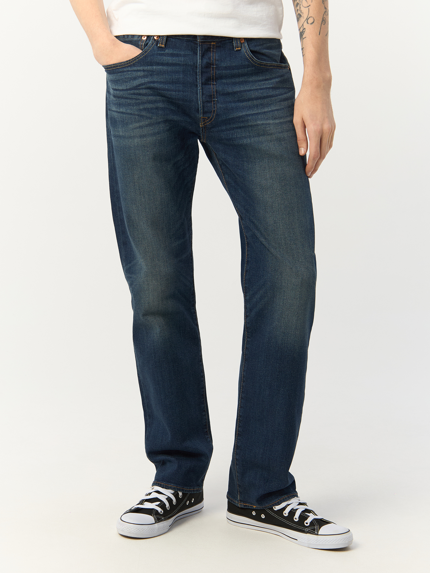 

Джинсы Levi's для мужчин, синие, размер W32-L32, 00501-3080, Синий, 00501-3080