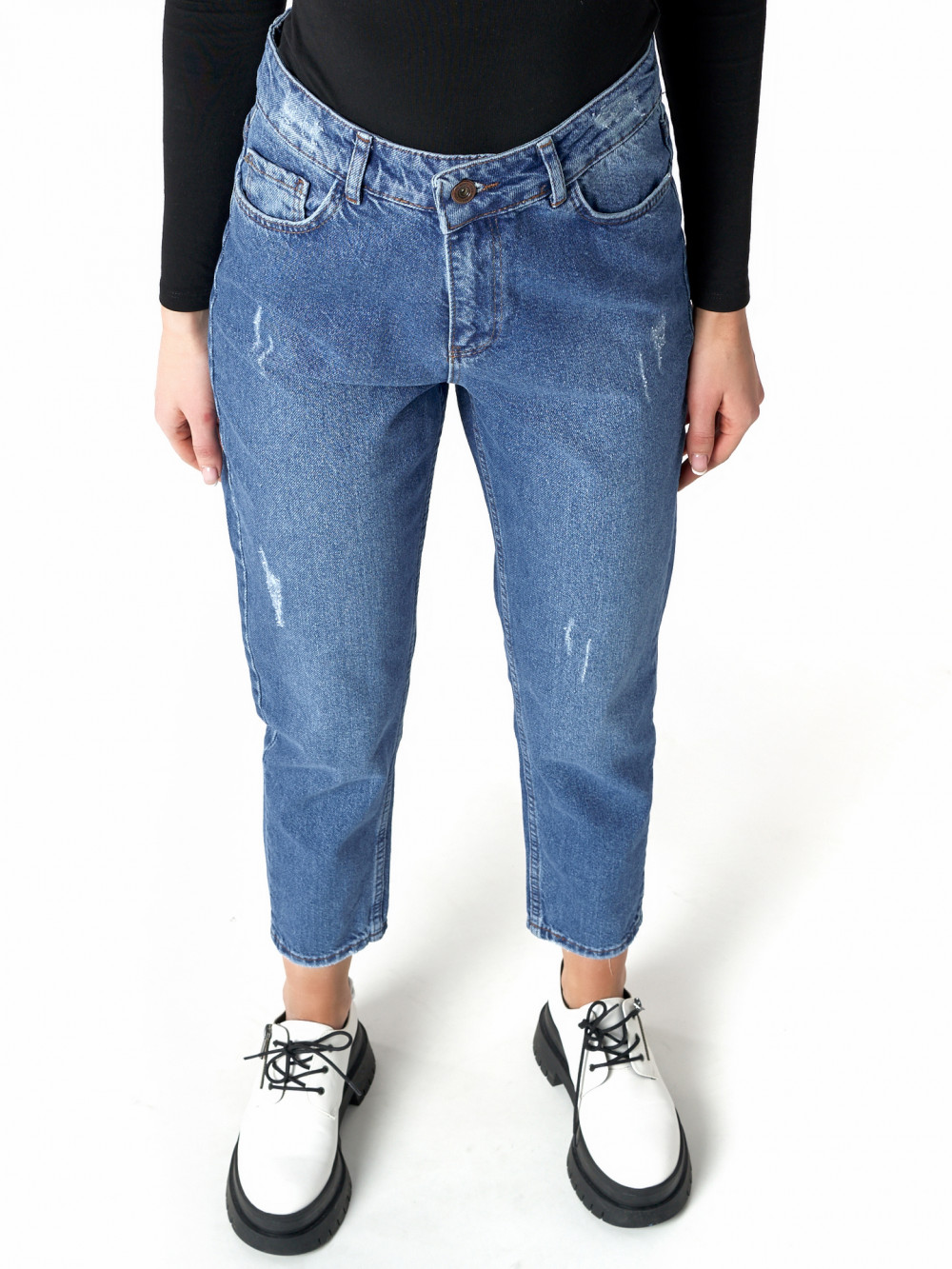 

Джинсы женские NoBrand AD536_30 синие XXL, AD536_30