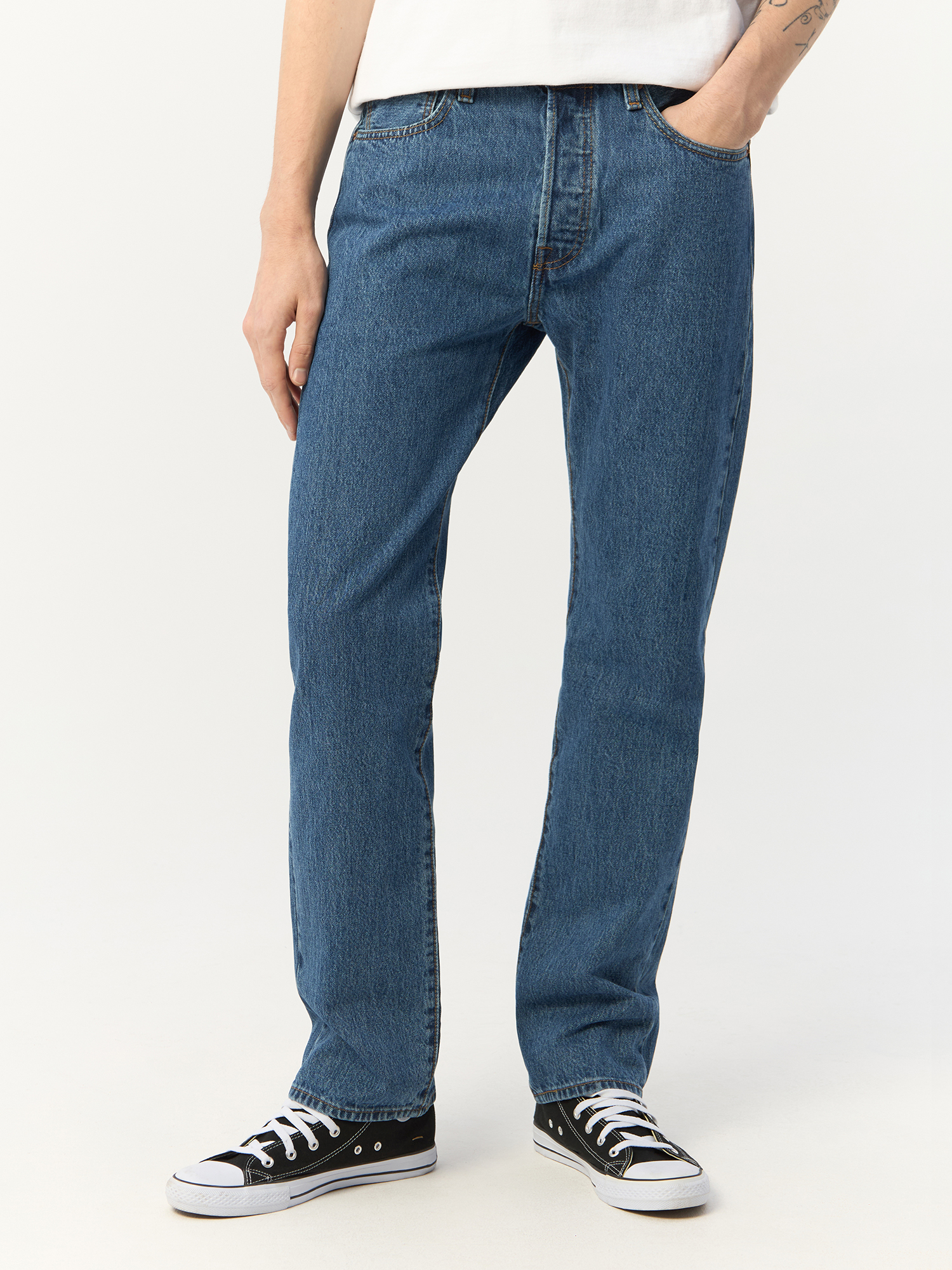 

Джинсы Levi's для мужчин, серо-синие, размер W34-L34, 00501-0193, Синий, 00501-0193