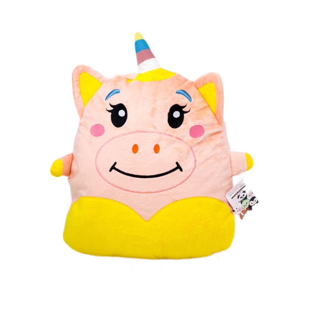 Мягкая игрушка Hugme toys Единорог, 40 см, розовый HMT-003