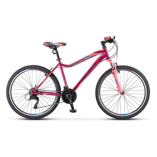

Велосипед STELS Miss-5000 V K010 (2022), горный (взрослый), рама 18", колеса 26", вишневы