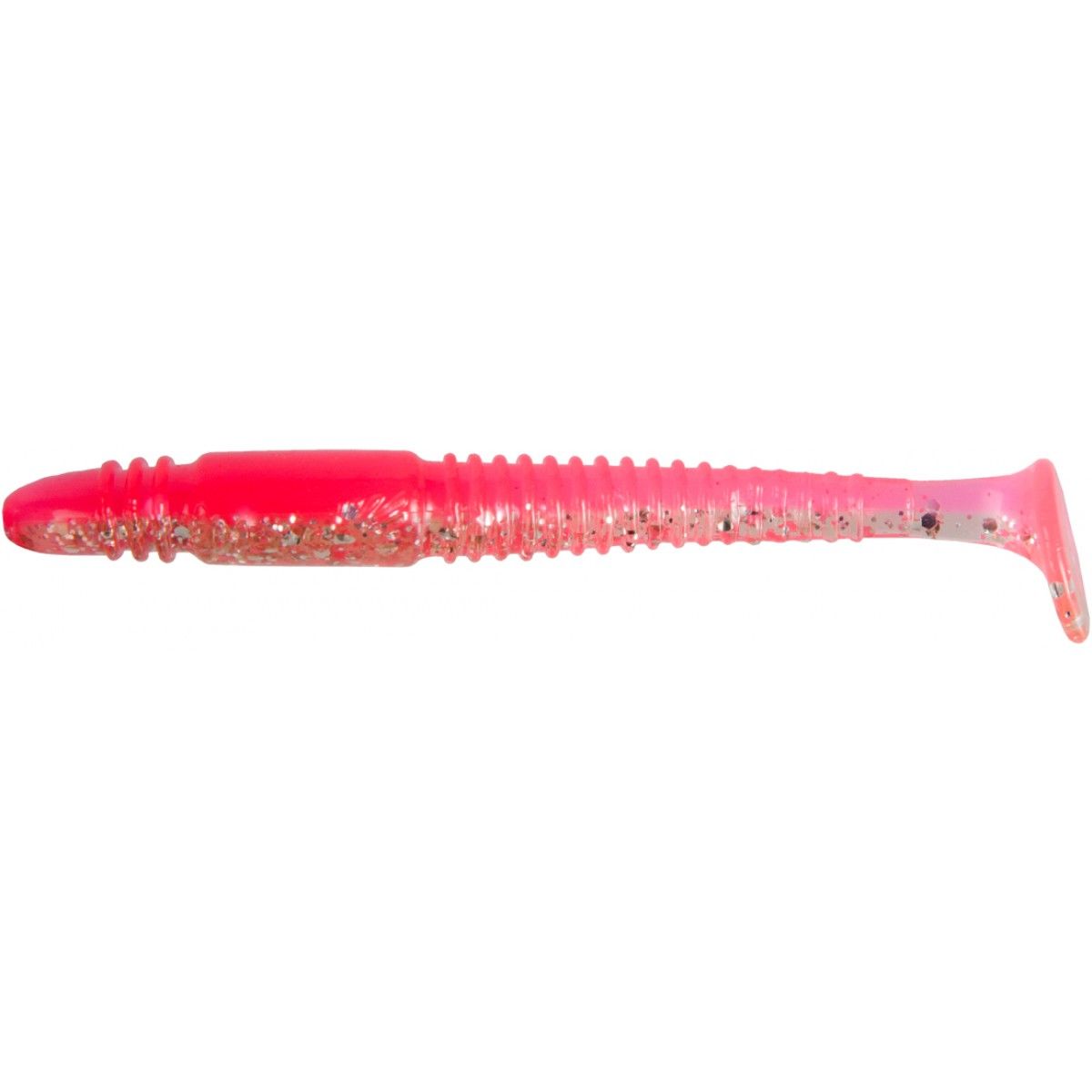

Виброхвост Helios Minoga 3,75"/9.5 см Silver Sparkles & Pink 5шт. (HS-17-035), 000174253