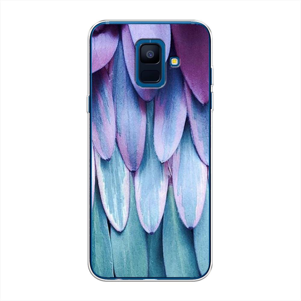 фото Чехол на samsung galaxy a6 "синее перо" case place