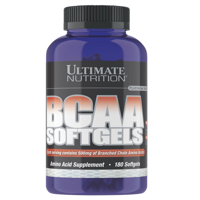 фото Аминокислоты bcaa ultimate nutrition bcaa softgels 180 софтгель