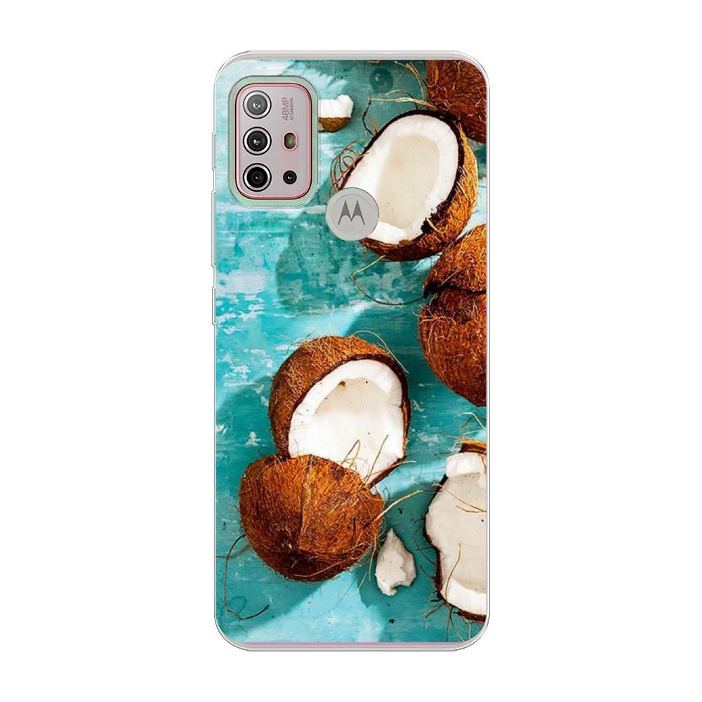 

Чехол Awog на Lenovo K13 Note/Motorola Moto G10/G20/G30 "Разбитые кокосы", Разноцветный, 242150-10