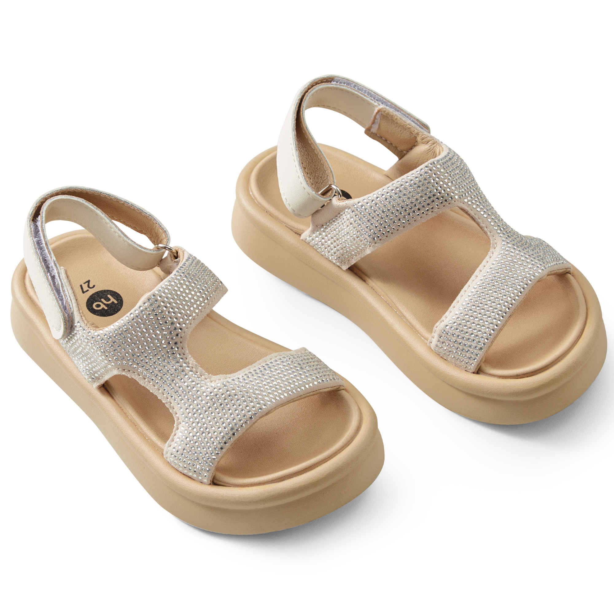 

Сандалии детские Happy Baby 86567, milky, 28, Бежевый, 86567