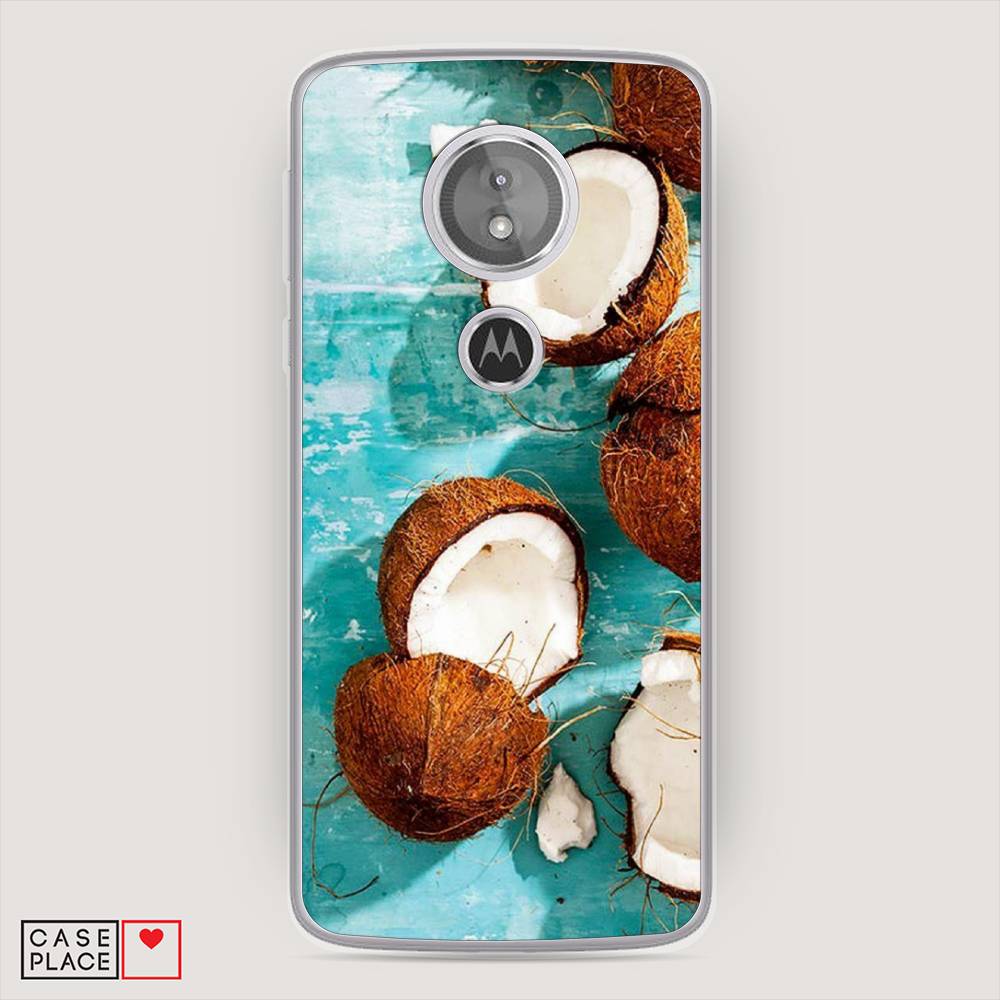 

Чехол Awog на Motorola Moto E5 / Моторола Мото E5 "Разбитые кокосы", Разноцветный, 241050-10