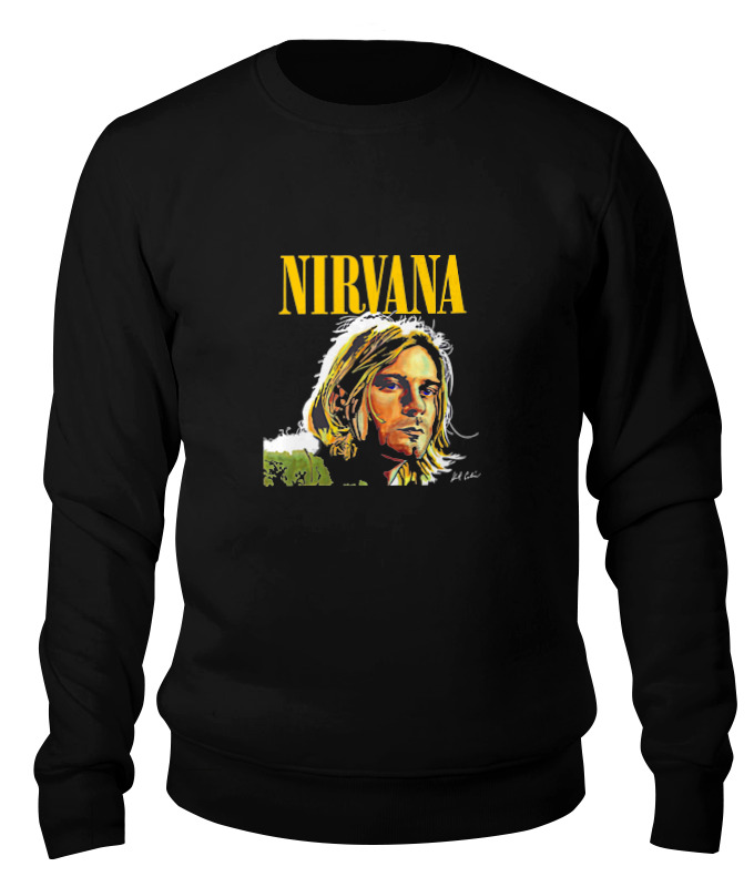 

Свитшот унисекс Printio Nirvana черный XL, Nirvana