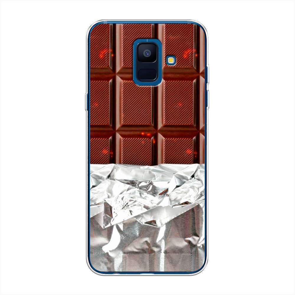 

Чехол на Samsung Galaxy A6 "Шоколад в обертке", Коричневый, 25950-6