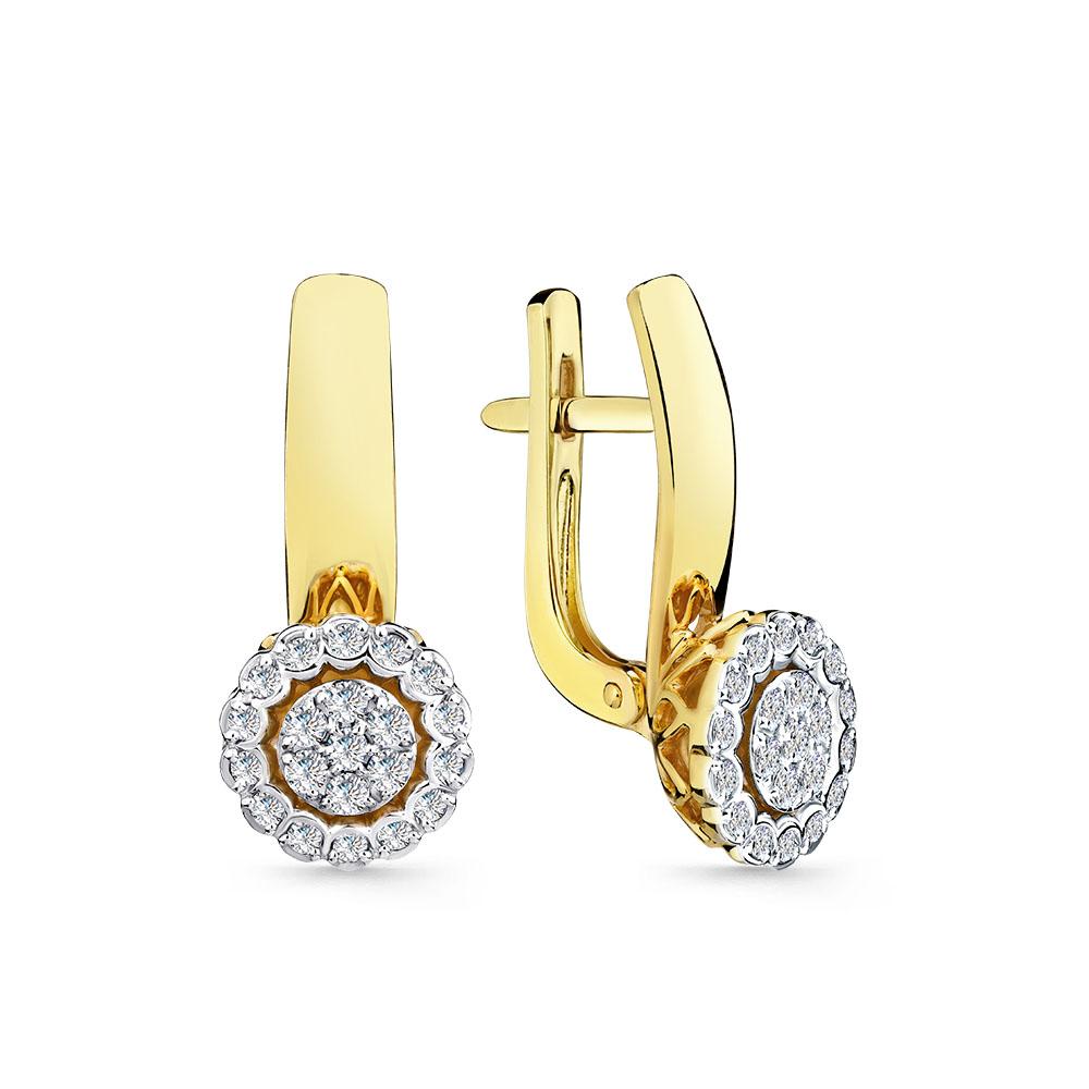 

Серьги из комбинированного золота Мастер Бриллиант 2-508810-00-00, 2-508810-00-00