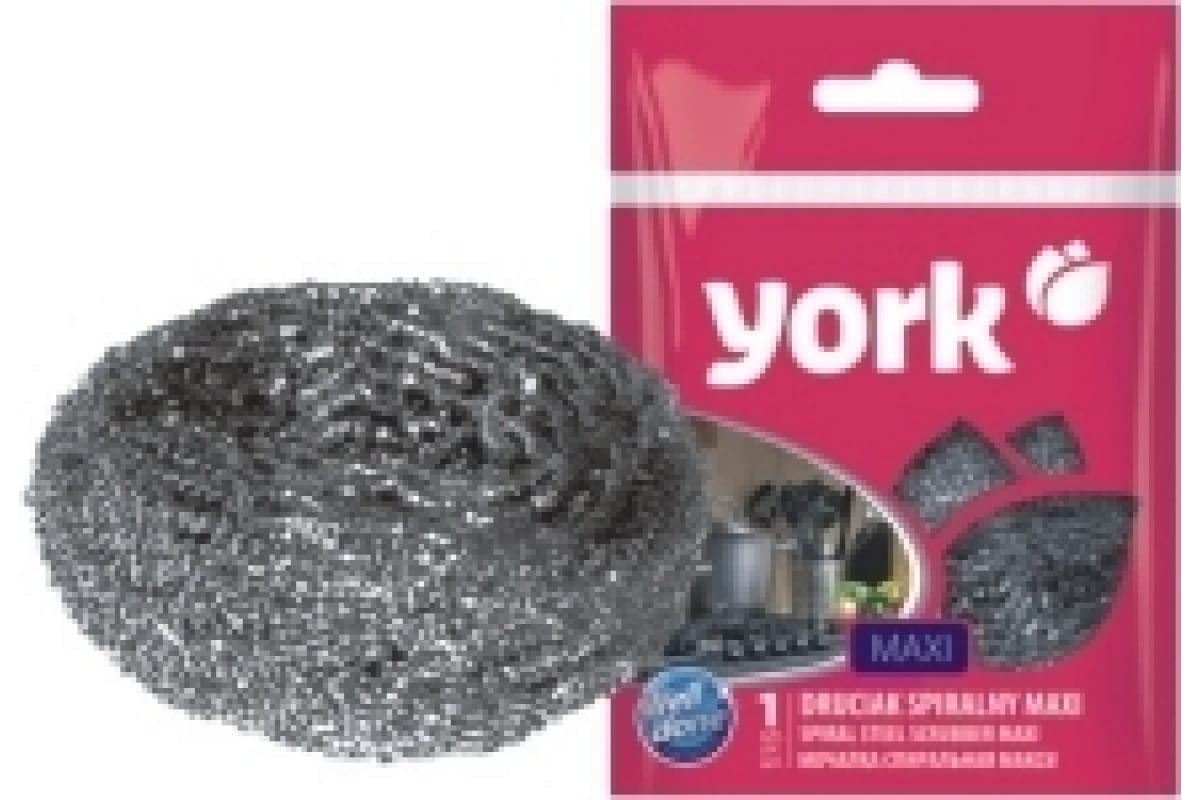 Спиральная губка YORK МАКСИ из нержавеющей стали 002010 593₽