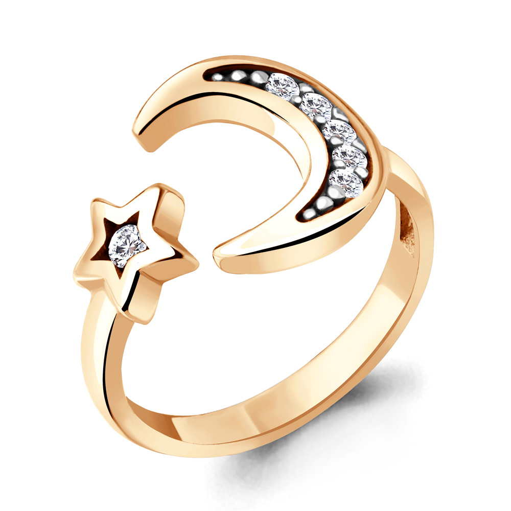 

Кольцо из серебра с фианитом Aquamarine Aquamarine 67548А_925_з р, 67548А_925_з