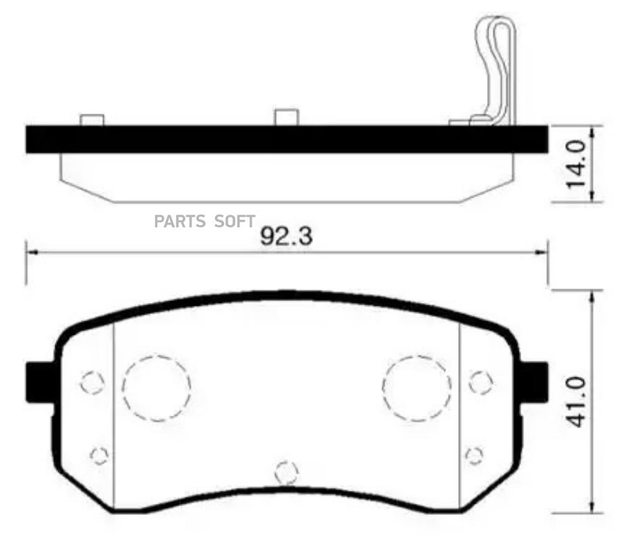 

Колодки Тормозные Дисковые Задн Hyundai: I10 07- Kia: Picanto 04- HSB арт. HP1038