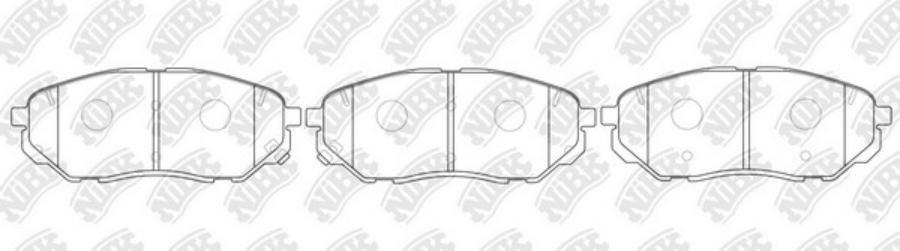 

Тормозные колодки NiBK передние для Kia Sorento 3 2015- PN0662