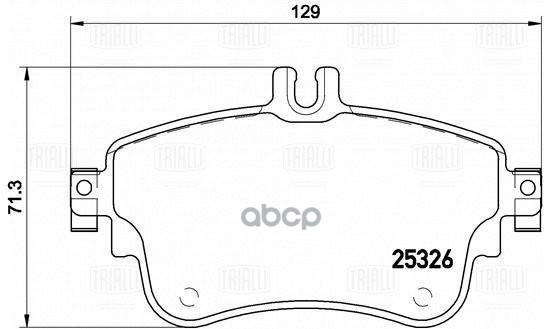 

Колодки Торм. Для А/М Mercedes A (W176) (12-)/B (W246) (13-) Диск. Перед. (Кмпл. С Датч.)