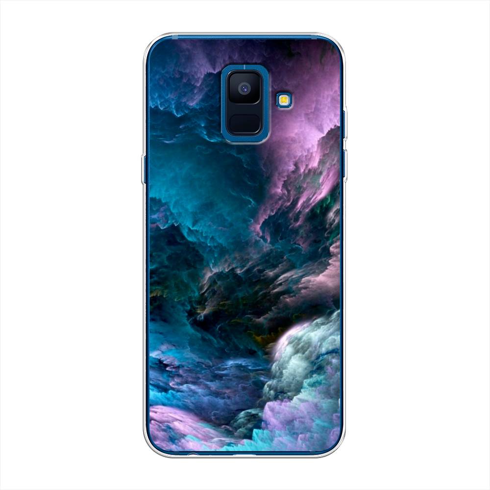 

Чехол на Samsung Galaxy A6 "Загадочное небо", Синий;фиолетовый, 25950-2