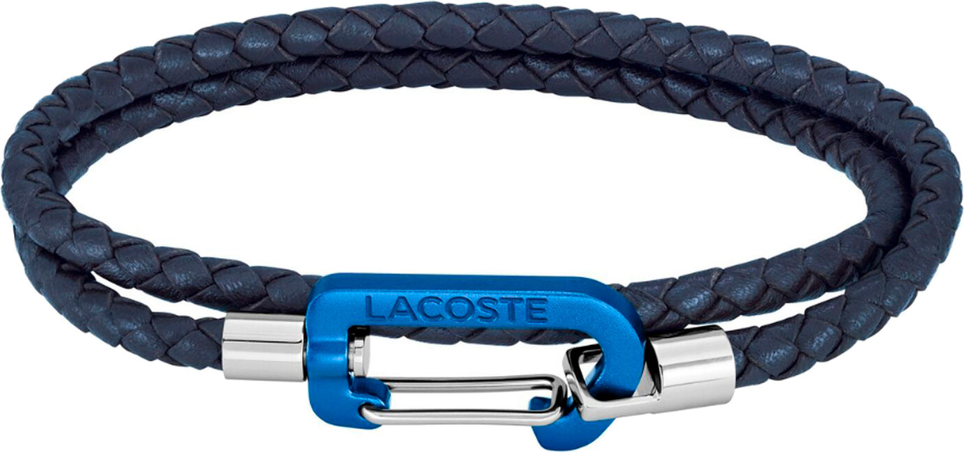 

Браслет из кожи/стали/алюминиевого сплава р. 19 Lacoste 2040315, 2040315