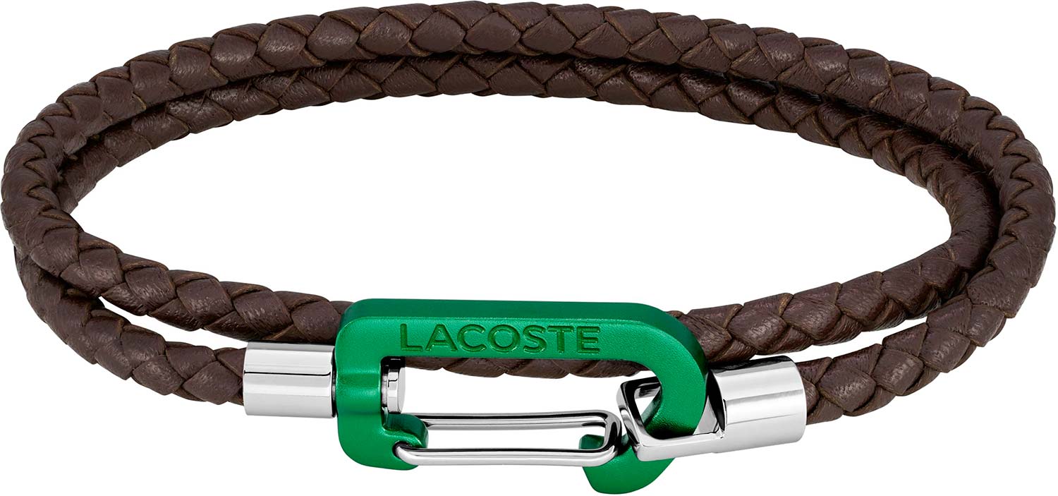 Браслет из кожи/стали/алюминиевого сплава р. 19 Lacoste 2040314