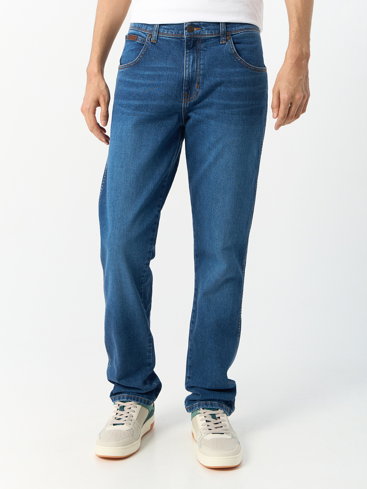 

Джинсы мужские Wrangler 112126517037 синие 30/34, Синий, 112126517