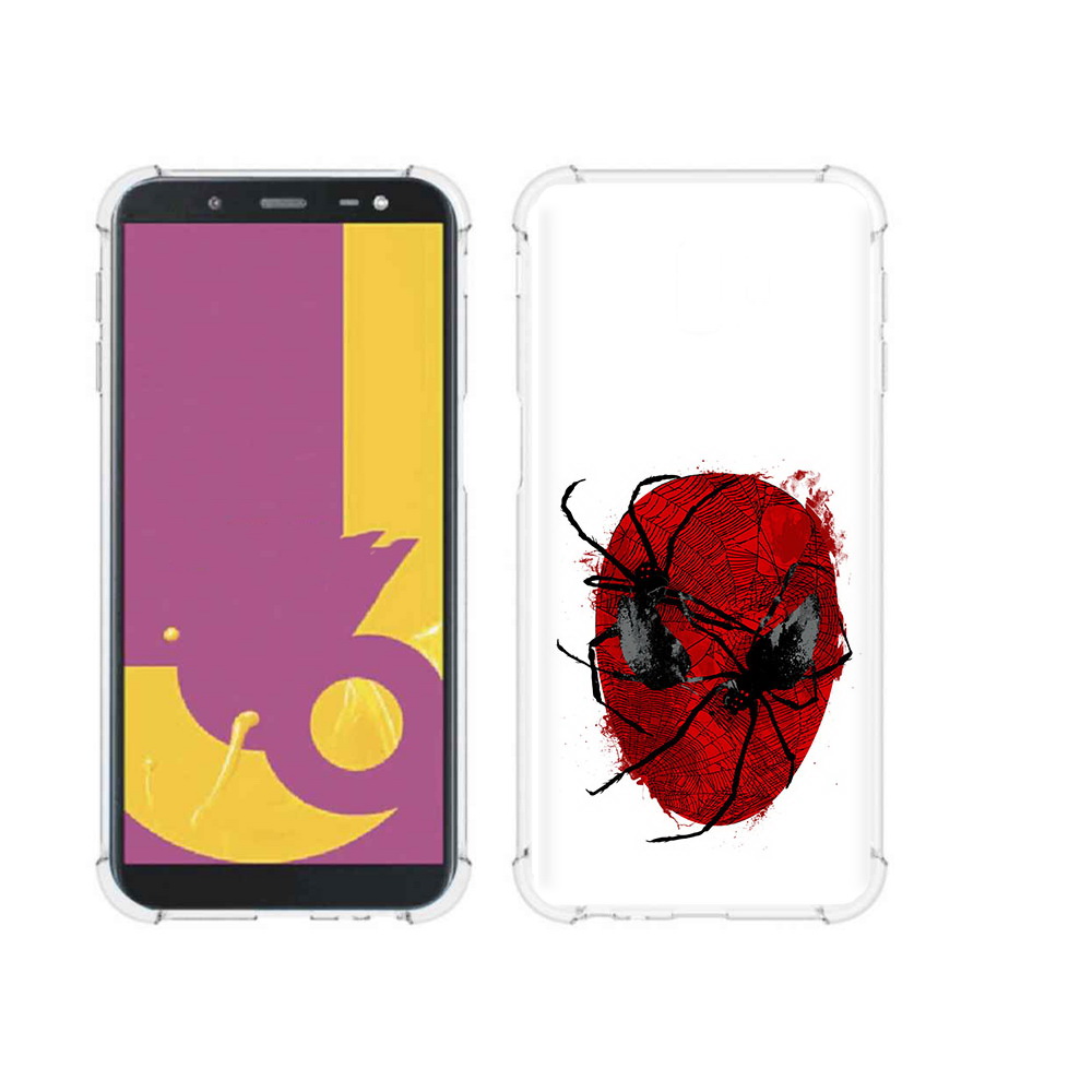 

Чехол MyPads Tocco для Samsung Galaxy J6+ (2018) человек паук (PT119175.557.673), Прозрачный, Tocco