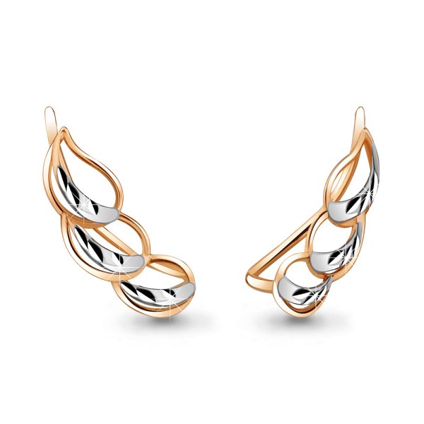 

Серьги клаймберы из золота TEO MAORI 831117.1, 831117.1